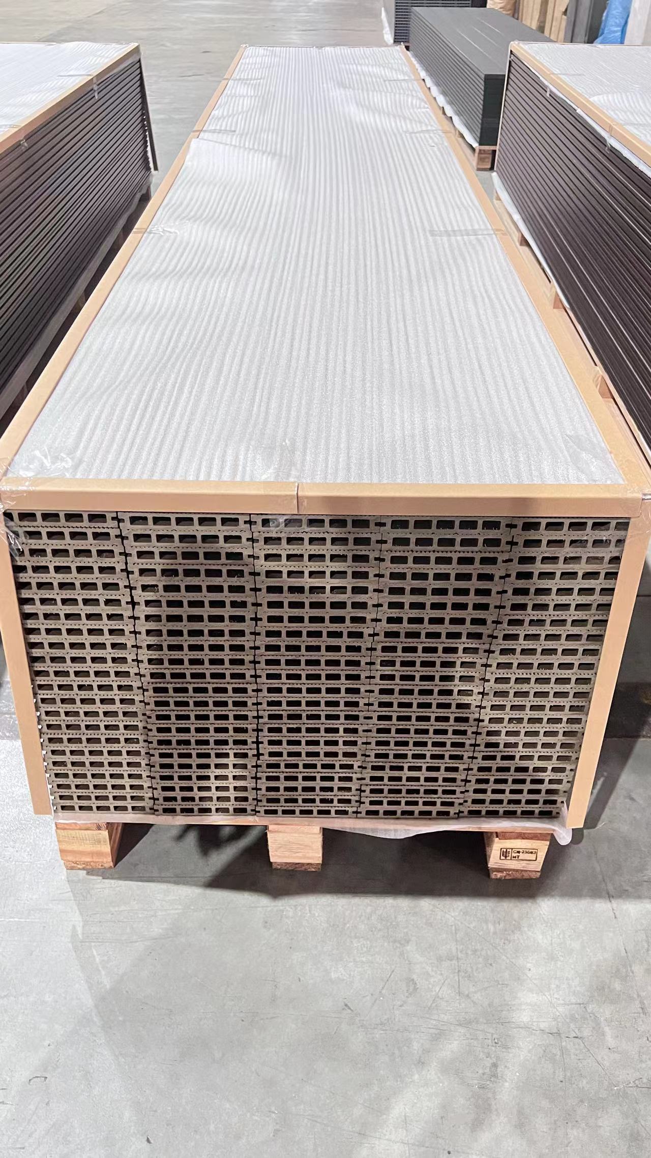 3D-полый настил из ДПК