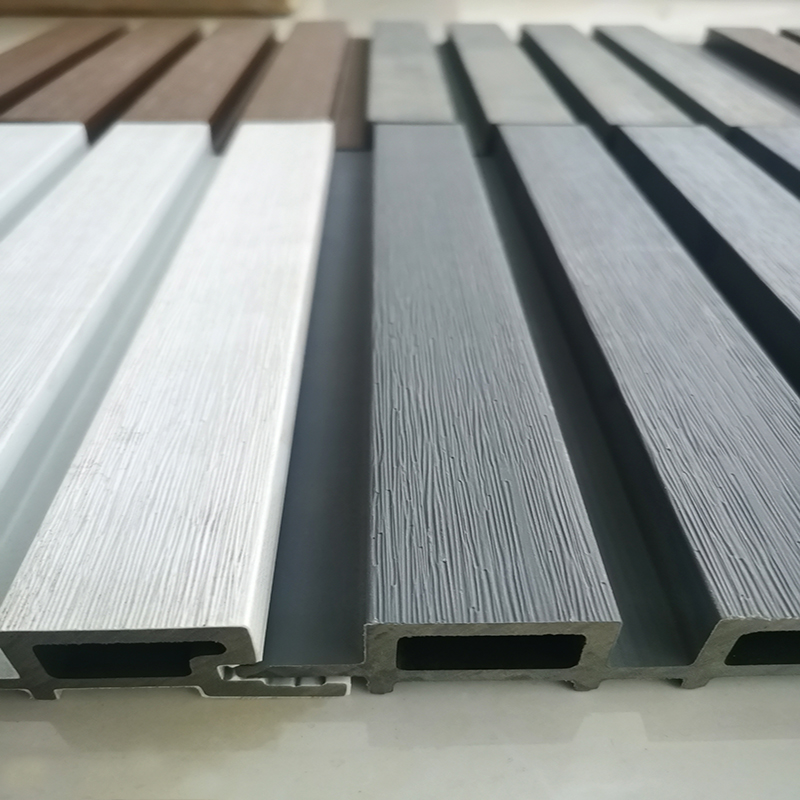 Белые легкоустанавливаемые стеновые панели из ДПК